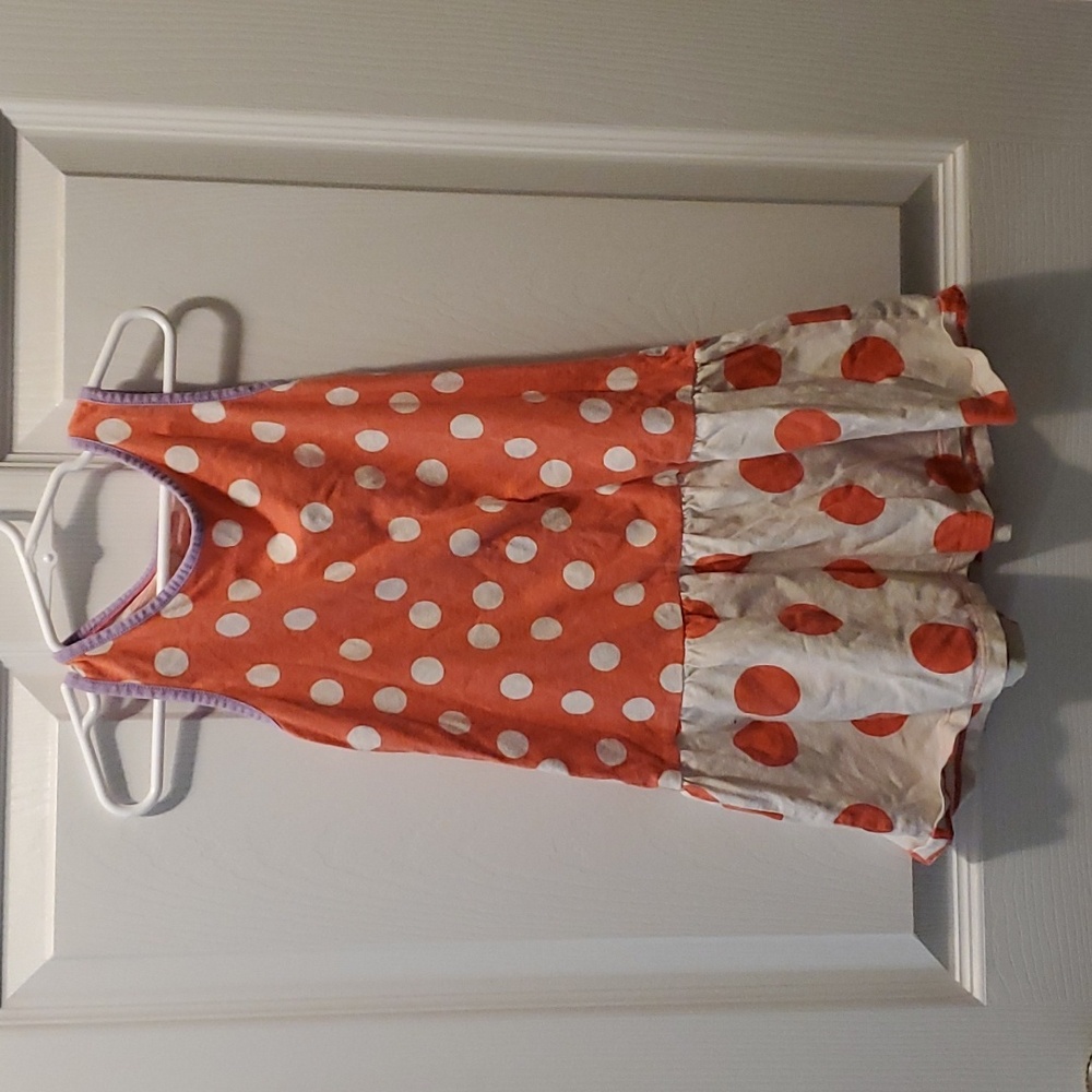 Mini Boden Summer Dress Size 4/5 Polka Dot